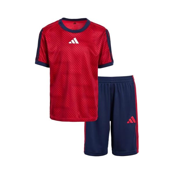 アディダス adidas Kids Aop Soccer Top 半ズボン Set (Toddler...