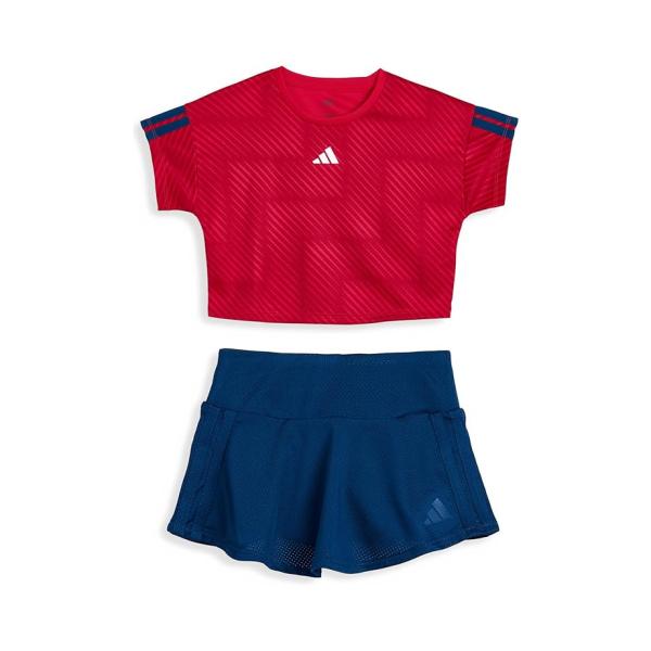 アディダス adidas Kids Aop Soccer Top Skort Set (Infant...