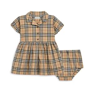 バーバリー Bea Dress (インファント) キッズ・ジュニア ワンピース、チュニック Sand IP Check(サンド)