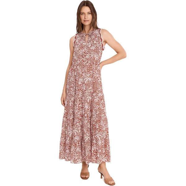 ブィンスカムート ノースリーブ Tiered Maxi with Combo Crochet Lac...