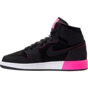 NIKE ナイキ AIR JORDAN 1 RETRO High OG BG Black Vivid Pink
