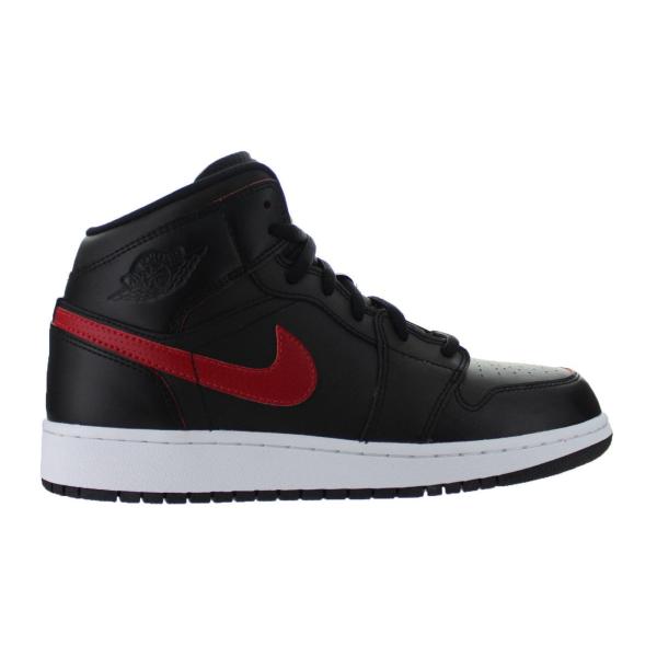 NIKE AIR JORDAN 1 RETRO Mid OG BG Black Gym Red 55...