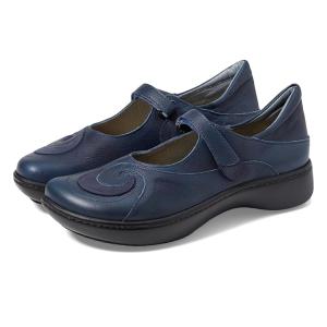 ナオト Naot Sea レディース フラット シューズ Soft Ink レザー/Navy Vel...