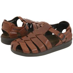 メフィスト Mephisto サム メンズ サンダル Tan Full Grain レザー