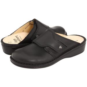 フィンコンフォート Finn Comfort Aussee - 82526 レディース クロッグ Black レザー Soft Footbed｜orange-orange