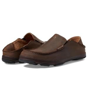 オルカイ OluKai Moloa メンズ ローファー Dark Wood/Dark Java
