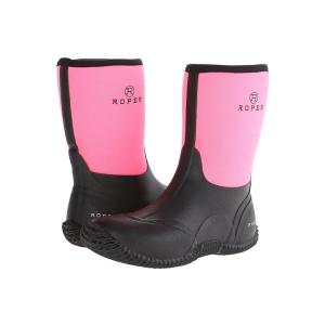 ローパー Roper Women's  Barnyard Boot レディース ブーツ Black/Pink｜orange-orange