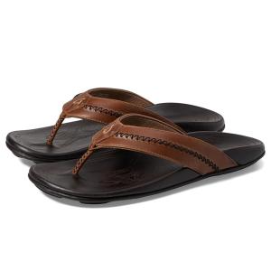 オルカイ OluKai Mea Ola メンズ サンダル Tan/Dark Java