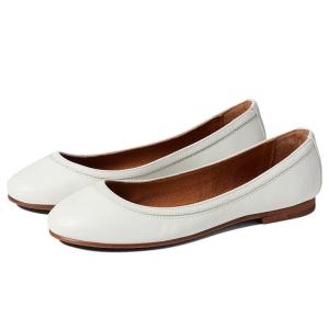 フライ Frye Carson Ballet レディース フラット シューズ White