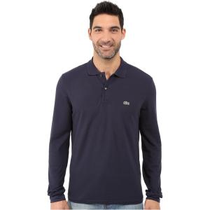 ラコステ 長袖 クラシック Pique ポロシャツ シャツ メンズ Tシャツ Navy Blue(ネイビーブルー)