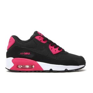 NIKE ナイキ AIR MAX 90 GS LTR Black Pink Prime 833376-010｜orange-orange