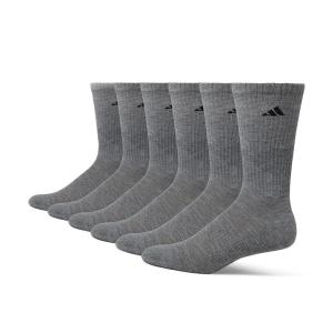 アディダス adidas Men&apos;s  Athletic 6-Pack Crew Socks メンズ...