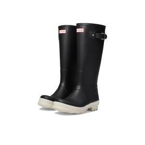 ハンター Hunter オリジナル Tall Rain Boots メンズ ブーツ Black/White Willow｜orange-orange