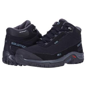 サロモン Salomon  Shelter CS WP メンズ ブーツ Black/Ebony/Bl...