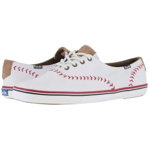 ケッズ Keds Champion レザー Pennant レディース スニーカー White レザ...