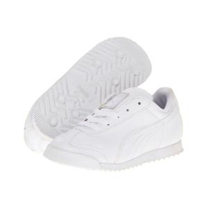 PUMA Kids   Puma Kids Roma Basic Sneaker (Toddler) キッズ・ジュニア スニーカー White/Lig｜orange-orange