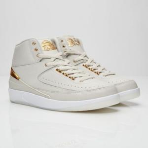 ナイキ NIKE エア ジョーダン Air Jordan 2 Retro Quai 54 866035-001 メンズ ミッドカット Gold Off White