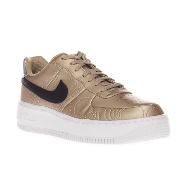 ナイキ NIKE エアフォース1 Air Force 1 レディース Gold Black Whit...