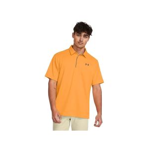 アンダー アーマー Under Armour ゴルフ Tech Polo メンズ トップス ノバ Orange/Pitch Gray｜orange-orange