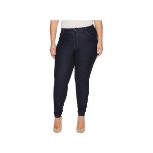 ヒュー HUE  Plus Size Essential デニム Leggings レディース ジーンズ Deep Indigo Wash｜orange-orange