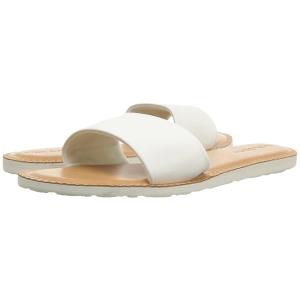 ボルコム Volcom シンプル スライド Sandals レディース サンダル White｜orange-orange