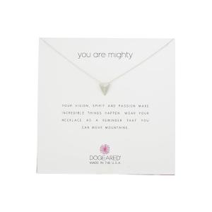 ドギャード Dogeared  You Are Mighty  Pyramid Necklace レ...