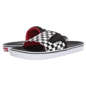 バンズ Vans  ウルトラCush スライド-オン メンズ サンダル (Checkerboard)...