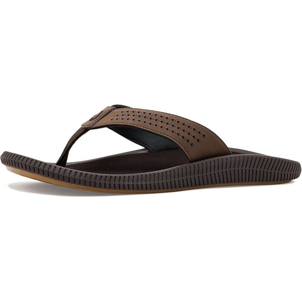オルカイ OluKai Ulele メンズ サンダル Dark Java/Dark Java