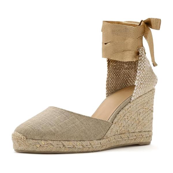 カスタニエール Carina 60mm Wedge Espadrille レディース パンプス Or...