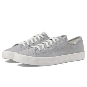 ケッズ Keds  Kickstart Lace Up レディース スニーカー Silver Tex...