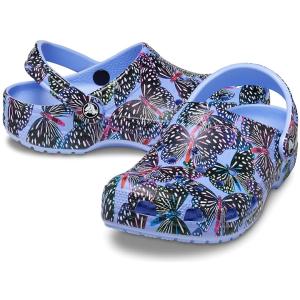 クロックス Crocs クラシック Clog - シーズンal Graphic メンズ クロッグ Moon Jelly/Multi Butterfly｜orange-orange