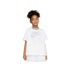 Nike Kids  NSW Nike Air Short Sleeve Top (Little Kids/Big Kids) キッズ・ジュニア Sh｜orange-orange