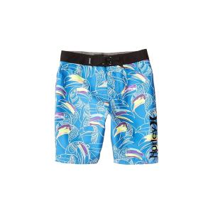 ハーレー Hurley Kids Basin Beach Birds Boardshorts (Big Kids) キッズ・ジュニア Swimwear｜orange-orange