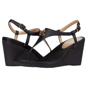 ローレン ラルフローレン LAUREN Ralph Lauren Jeannie ウェッジ Sandal レディース ヒール パンプス Black｜orange-orange