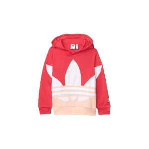 アディダス オリジナルス adidas オリジナルス Kids Big Trefoil Hoodie (Toddler/Little Kids/Big｜orange-orange