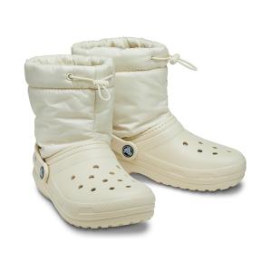 クロックス Crocs クラシック Lined Neo Puff Boot メンズ ブーツ Bone