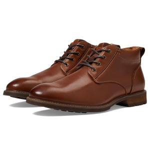 フローシャイム Florsheim Lodge プレーントゥー チャッカ Boot メンズ ブーツ Chestnut Smooth｜orange-orange