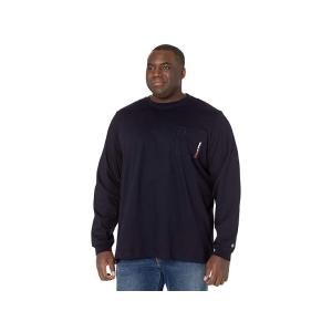 ティンバーランド Timberland PRO Extended FR Cotton Core Long-Sleeve Pocket Tシャツ wit｜orange-orange