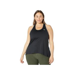 アンダー アーマー Under Armour  Plus Size Knockout Tank レディース シャツ トップス Black/Black｜orange-orange