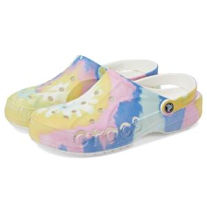 クロックス Crocs Baya Tie-Dye Clog メンズ クロッグ White/Multi｜orange-orange