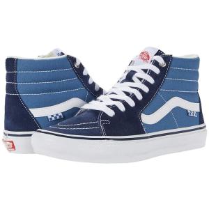 バンズ Vans Men's  スケート スケートハイ メンズ スニーカー Navy/White