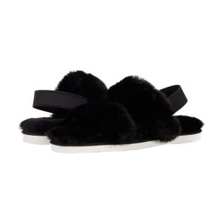 ドルチェ・ヴィータ Dolce Vita Plato レディース スリッパ Black Faux F...