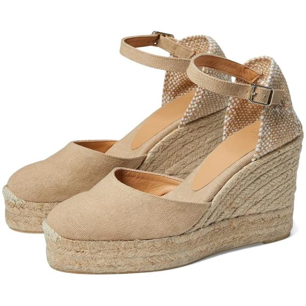 カスタニエール Carol 80 mm Wedge Espadrille レディース パンプス Sa...