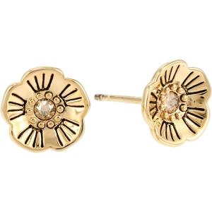 コーチ COACH Tea Rose Stud Earrings レディース Earrings Go...