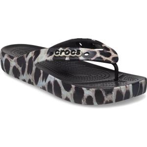 クロックス Crocs クラシック プラットフォーム Flip-Flop レディース サンダル Bl...