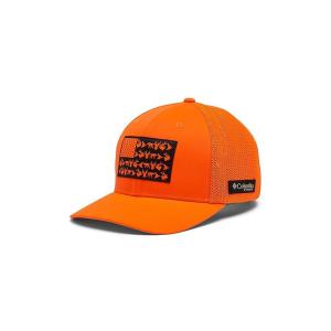 コロンビア Columbia  PHG Game Flag Mesh Ball Cap - High メンズ 帽子 ハット Blaze/Blaze｜orange-orange