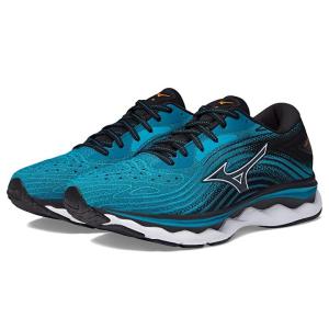 ミズノ Mizuno ウェーブスカイ 6 メンズ スニーカー Enamel Blue/White｜orange-orange