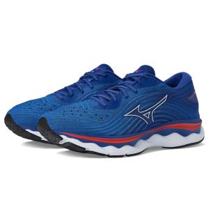 ミズノ Mizuno ウェーブスカイ 6 メンズ スニーカー Turkish Sea/White｜orange-orange