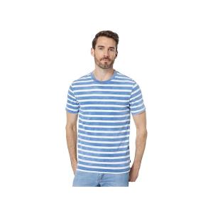 ラッキーブランド Lucky Brand Indigo Stripe Crew メンズ トップス M...