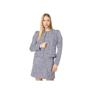 ケイトスペード Kate Spade ニューヨーク Puff Sleeve Tweed Jacket...